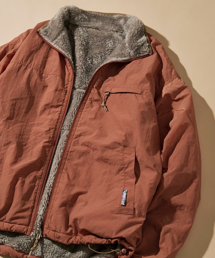 FREAK’S STORE / 寬鬆剪裁 雙面穿尼龍 × 羊羔絨外套