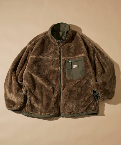 FREAK’S STORE / 寬鬆剪裁 雙面穿尼龍 × 羊羔絨外套