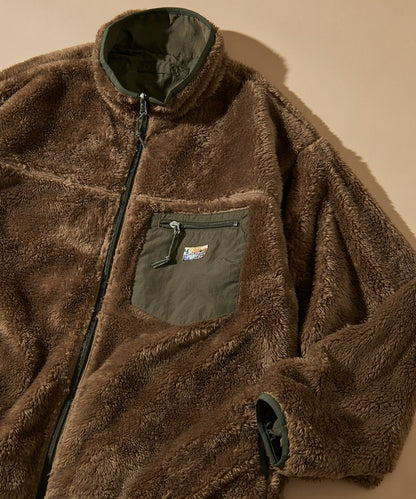 FREAK’S STORE / 寬鬆剪裁 雙面穿尼龍 × 羊羔絨外套