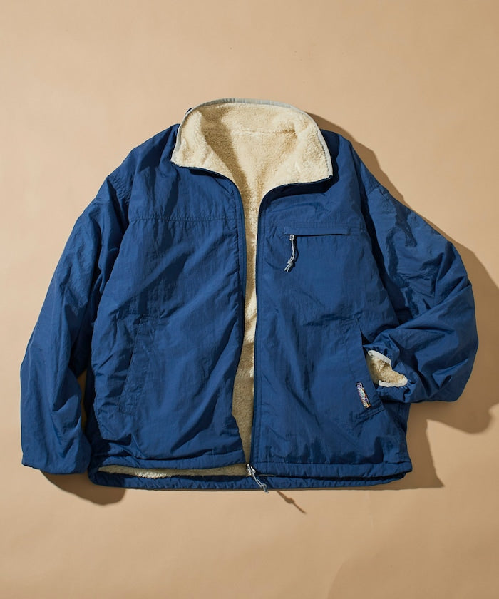 FREAK’S STORE / 寬鬆剪裁 雙面穿尼龍 × 羊羔絨外套