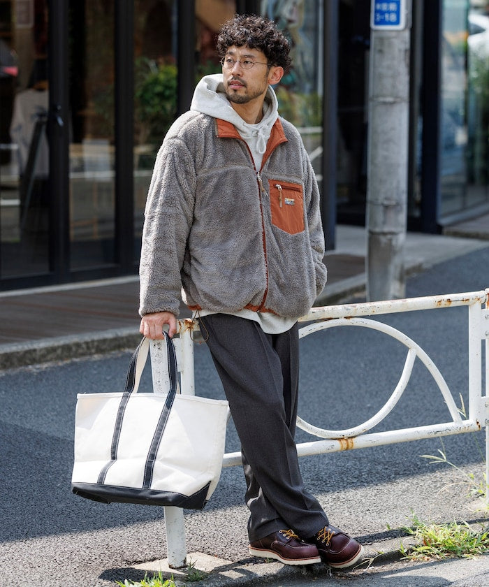 FREAK’S STORE / 寬鬆剪裁 雙面穿尼龍 × 羊羔絨外套