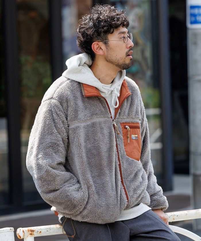 FREAK’S STORE / 寬鬆剪裁 雙面穿尼龍 × 羊羔絨外套