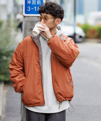 FREAK’S STORE / 寬鬆剪裁 雙面穿尼龍 × 羊羔絨外套