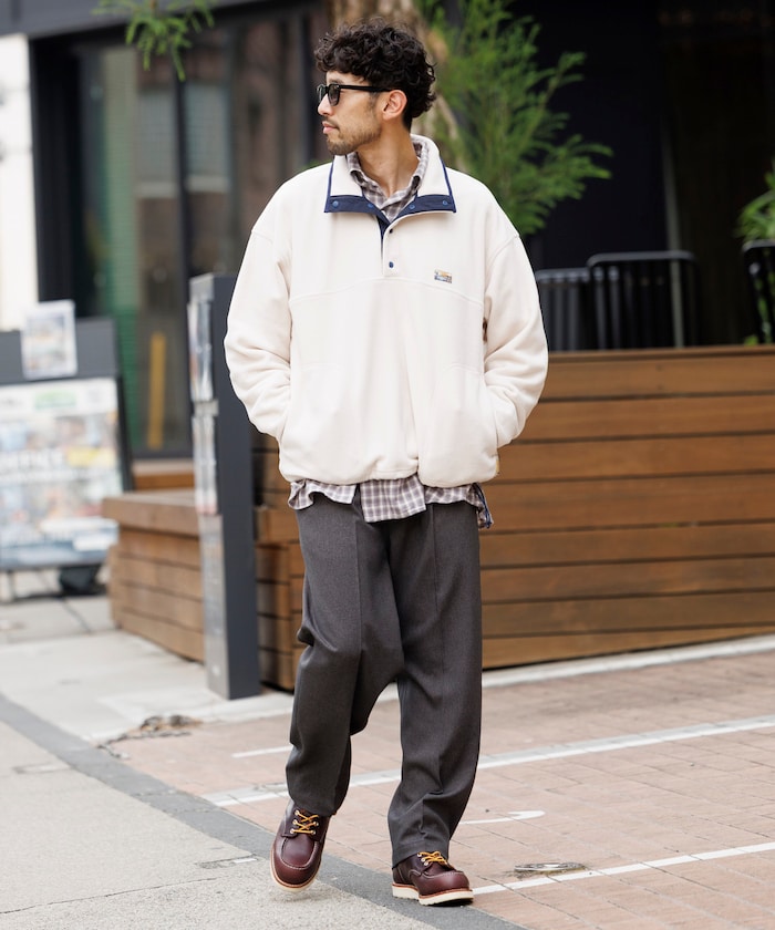 FREAK'S STORE / 搖粒絨版 半開襟衫