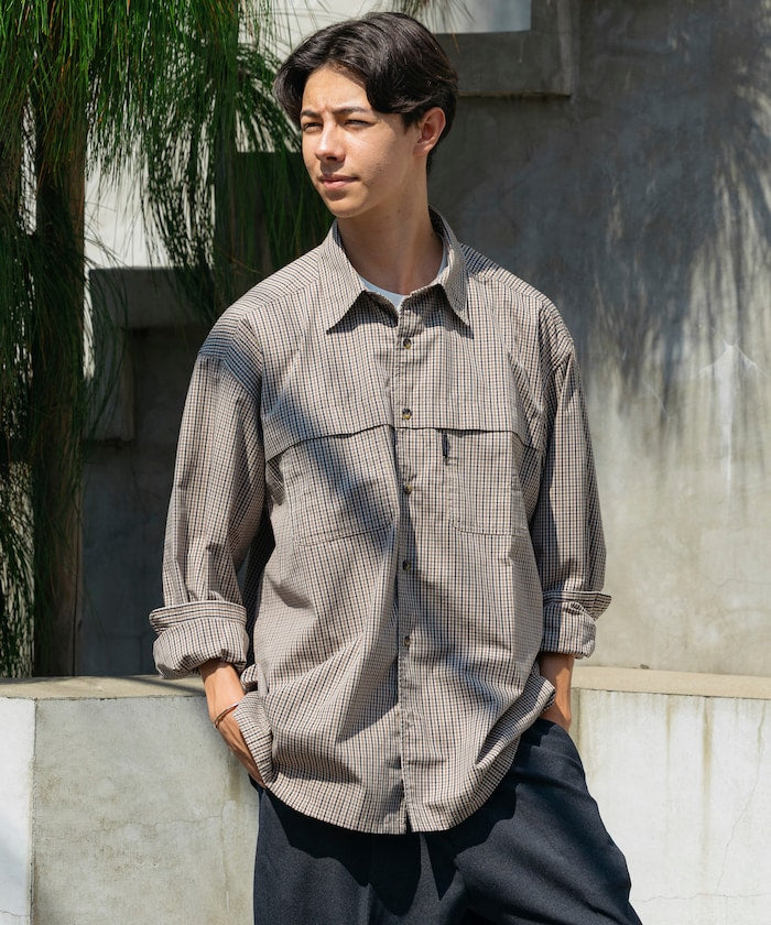 Foxfire × FREAK'S STORE / 機能口袋 長袖襯衫