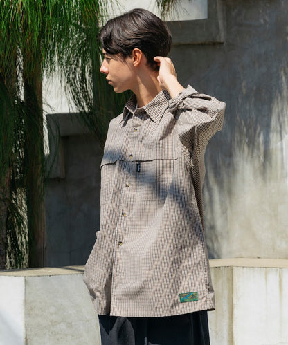 Foxfire × FREAK'S STORE / 機能口袋 長袖襯衫