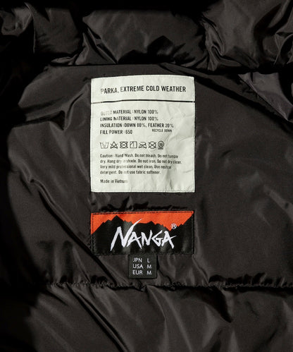 NANGA X FREAK’S STORE 別注 HOODIE DOWN JKT / 連帽軍規羽絨外套