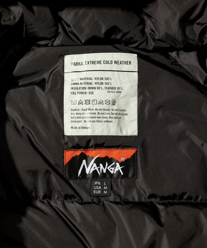 NANGA X FREAK’S STORE 別注 HOODIE DOWN JKT / 連帽軍規羽絨外套