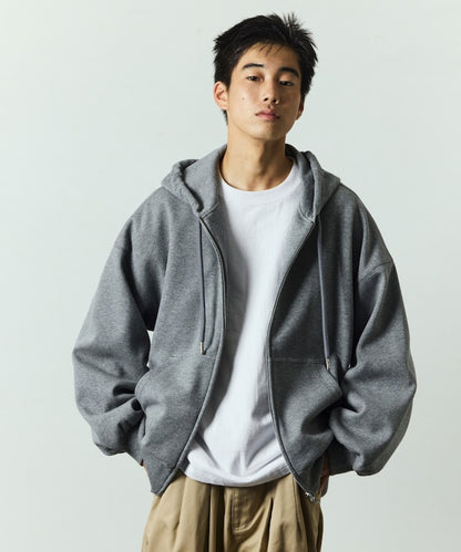 FREAK’S STORE / 寬鬆立體剪裁  拉鍊連帽外套