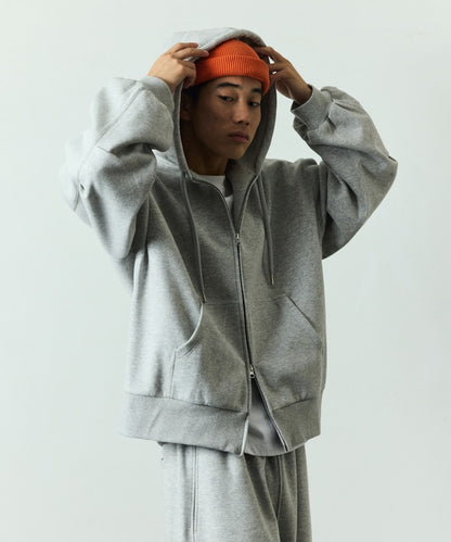 FREAK’S STORE / 寬鬆立體剪裁  拉鍊連帽外套