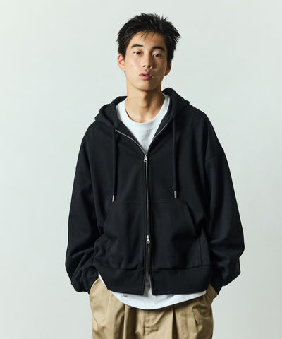FREAK’S STORE / 寬鬆立體剪裁  拉鍊連帽外套