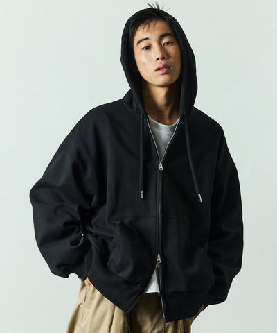 FREAK’S STORE / 寬鬆立體剪裁  拉鍊連帽外套