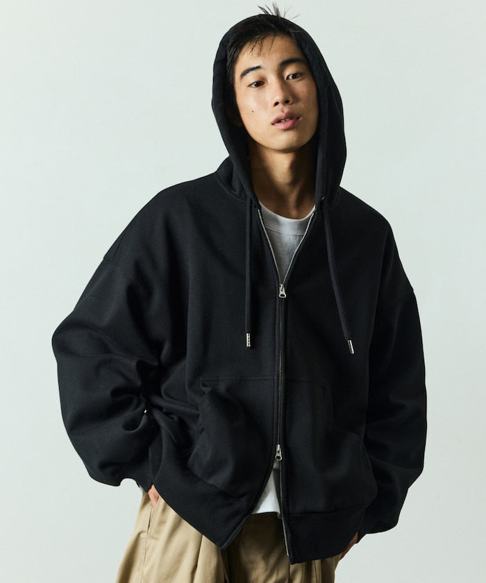 FREAK’S STORE / 寬鬆立體剪裁  拉鍊連帽外套