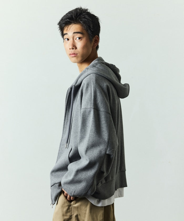 FREAK’S STORE / 寬鬆立體剪裁  拉鍊連帽外套