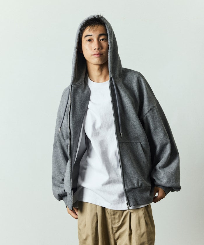 FREAK’S STORE / 寬鬆立體剪裁  拉鍊連帽外套
