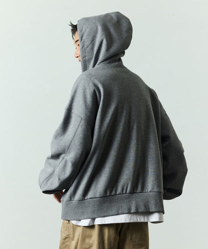 FREAK’S STORE / 寬鬆立體剪裁  拉鍊連帽外套