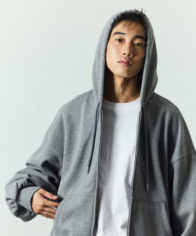 FREAK’S STORE / 寬鬆立體剪裁  拉鍊連帽外套