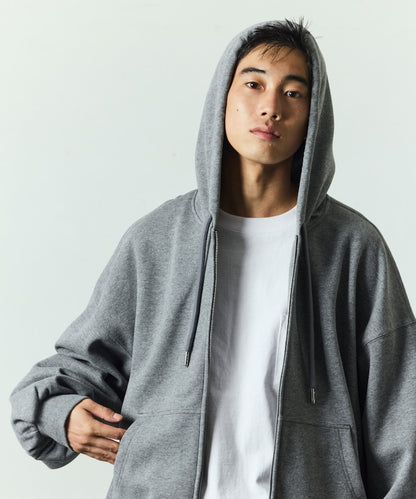 FREAK’S STORE / 寬鬆立體剪裁  拉鍊連帽外套
