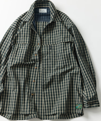 Foxfire × FREAK'S STORE / 機能口袋 長袖襯衫