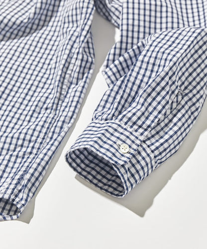 CAHLUMN Magazine Pocket Broad Shirt(Gingham) / 格紋襯衫