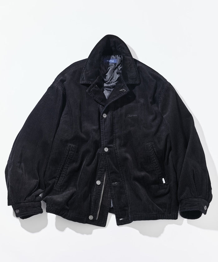 NAUTICA / 短版燈芯絨立領外套