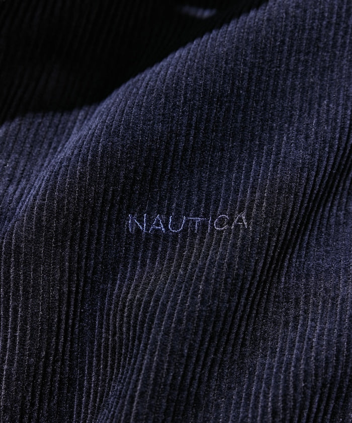 NAUTICA / 短版燈芯絨立領外套