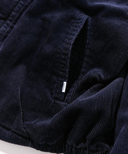 NAUTICA / 短版燈芯絨立領外套