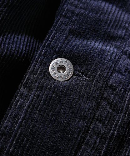 NAUTICA / 短版燈芯絨立領外套