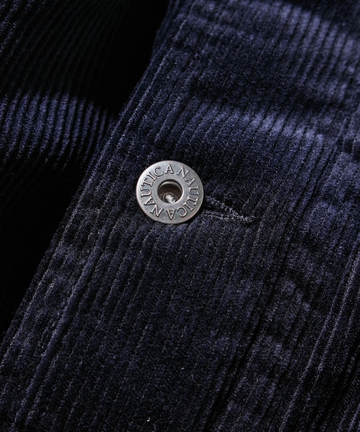 NAUTICA / 短版燈芯絨立領外套