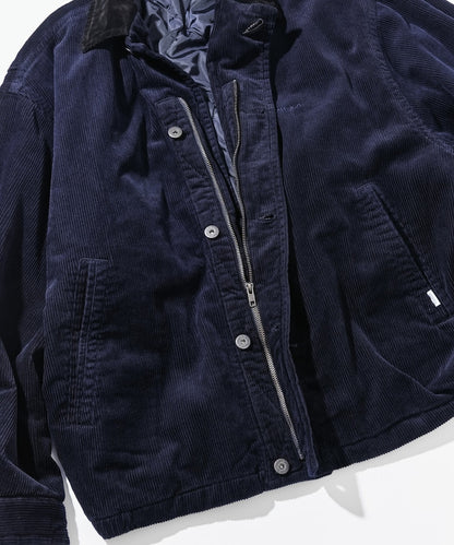 NAUTICA / 短版燈芯絨立領外套