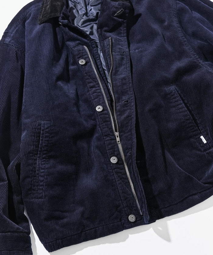 NAUTICA / 短版燈芯絨立領外套