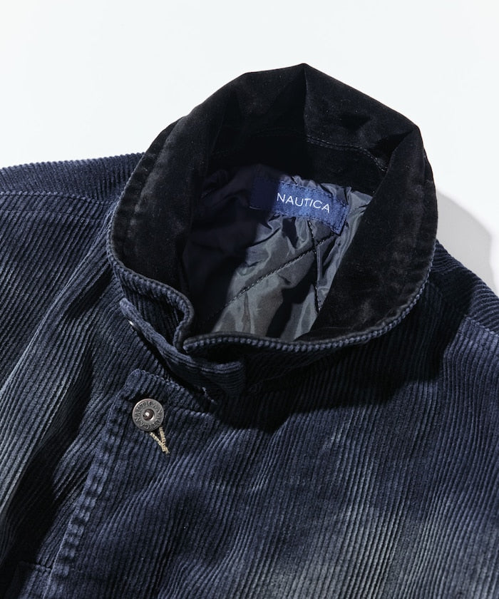 NAUTICA / 中綿漂染寬版燈芯絨短版外套