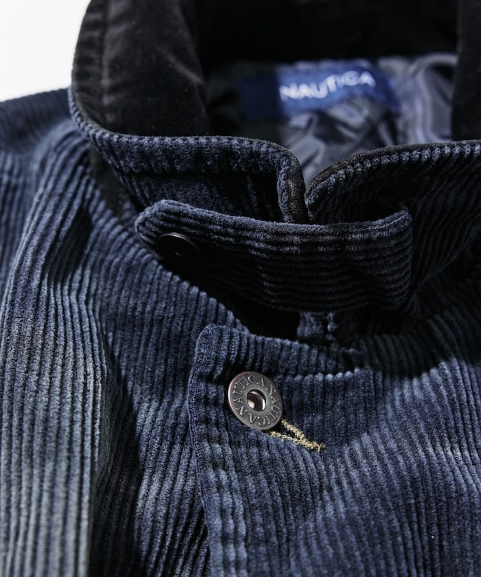 NAUTICA / 中綿漂染寬版燈芯絨短版外套