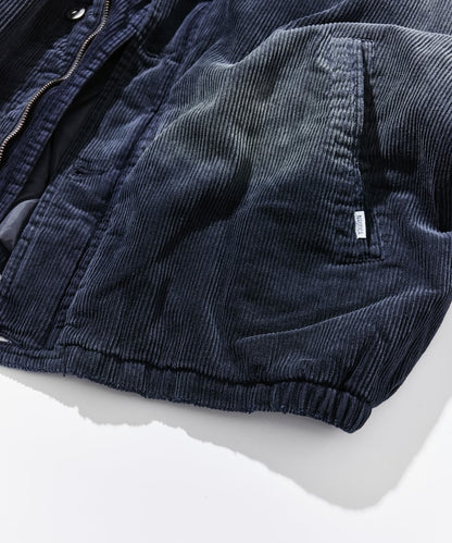 NAUTICA / 中綿漂染寬版燈芯絨短版外套