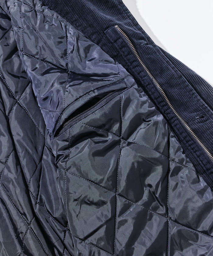 NAUTICA / 中綿漂染寬版燈芯絨短版外套