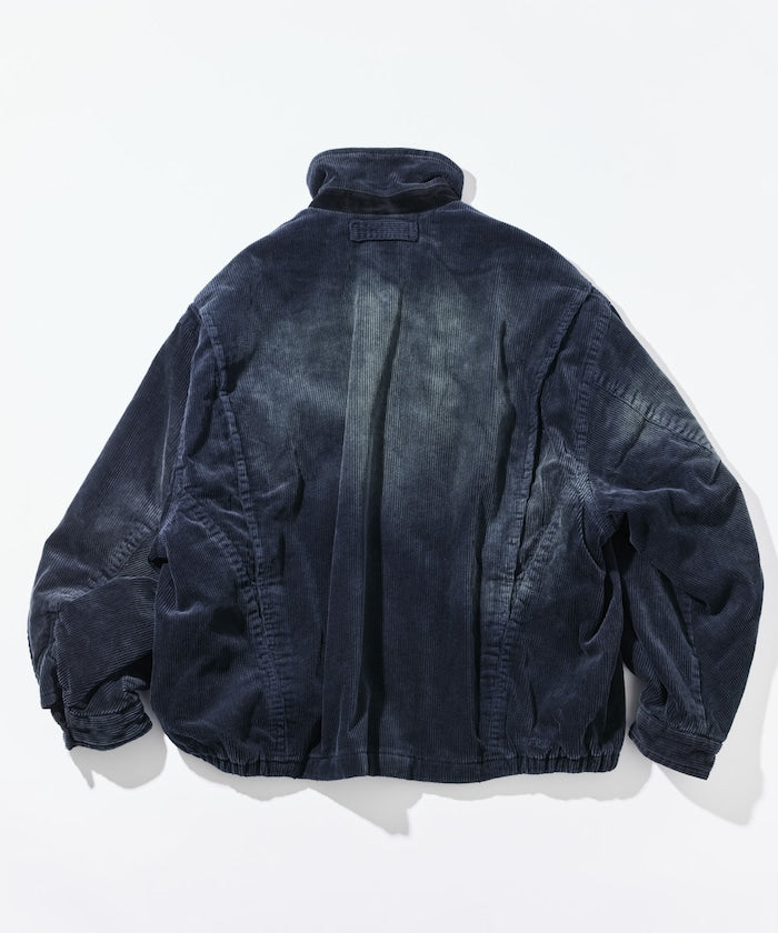 NAUTICA / 中綿漂染寬版燈芯絨短版外套