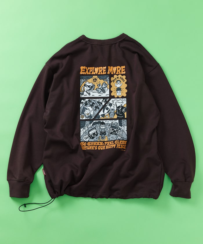 Coleman×Chocomoo×FREAK'S STORE / 4格漫畫 聯名限定 圓領衫