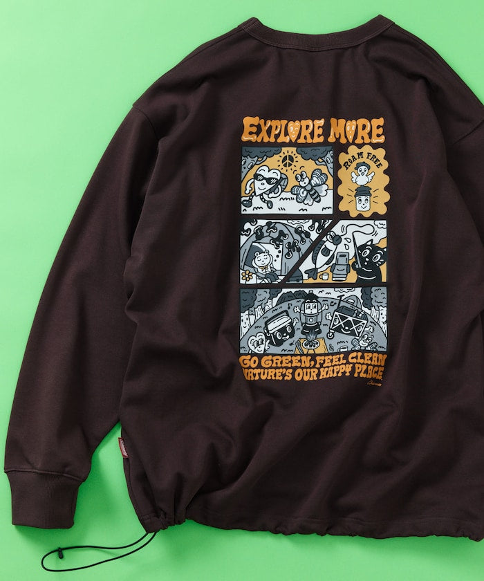 Coleman×Chocomoo×FREAK'S STORE / 4格漫畫 聯名限定 圓領衫