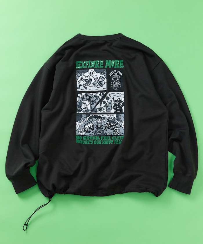 Coleman×Chocomoo×FREAK'S STORE / 4格漫畫 聯名限定 圓領衫