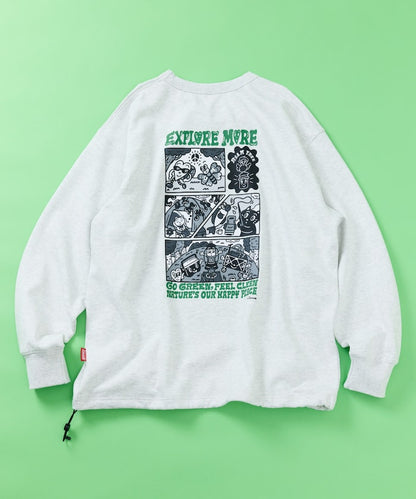 Coleman×Chocomoo×FREAK'S STORE / 4格漫畫 聯名限定 圓領衫