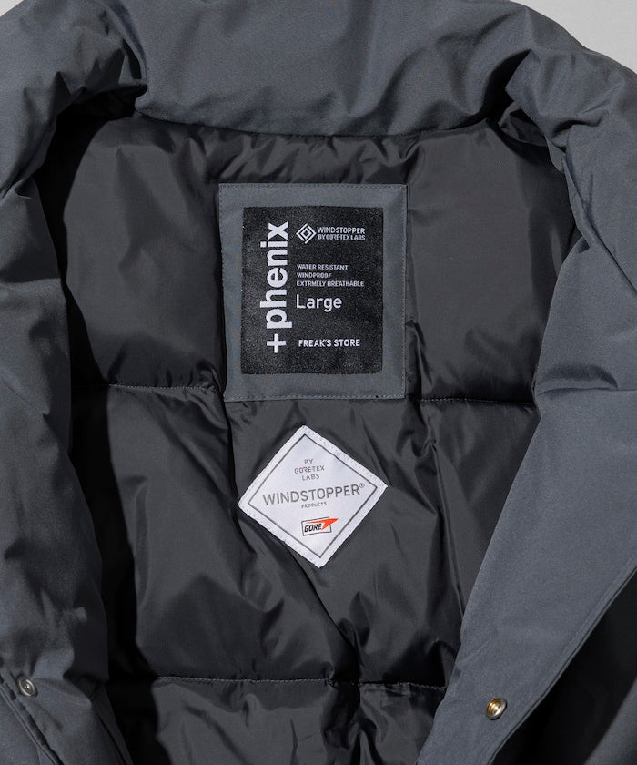 +Phenix / 別注 GORE-TEX WINDSTOPPER SNAP DOWN JACKET 城市機能壓釦羽絨外套