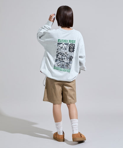 Coleman×Chocomoo×FREAK'S STORE / 4格漫畫 聯名限定 圓領衫