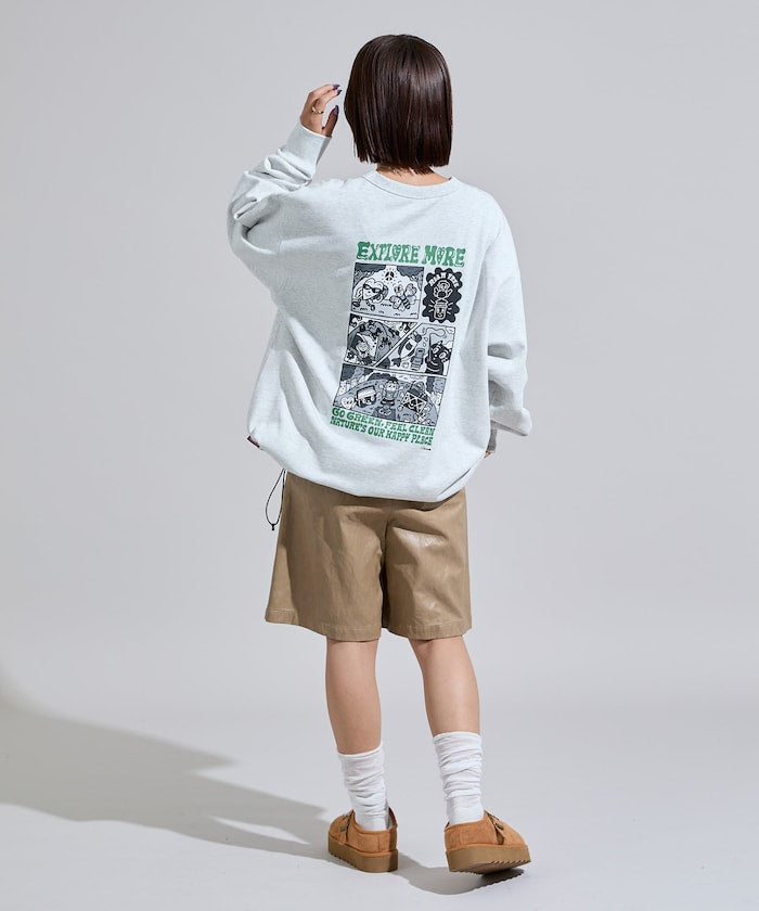 Coleman×Chocomoo×FREAK'S STORE / 4格漫畫 聯名限定 圓領衫