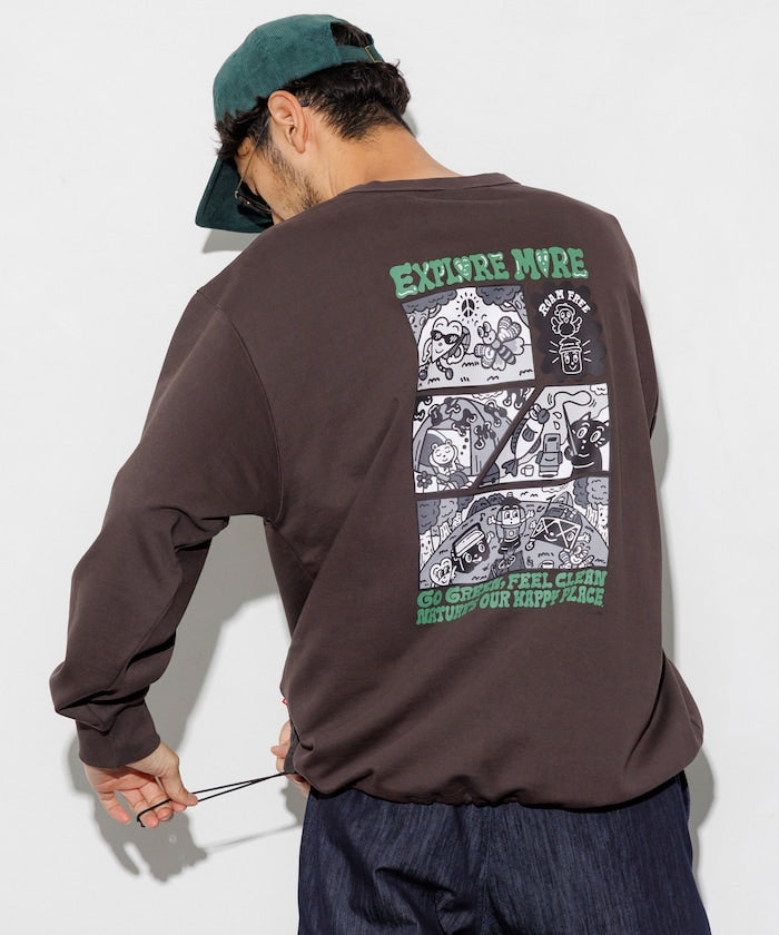 Coleman×Chocomoo×FREAK'S STORE / 4格漫畫 聯名限定 圓領衫