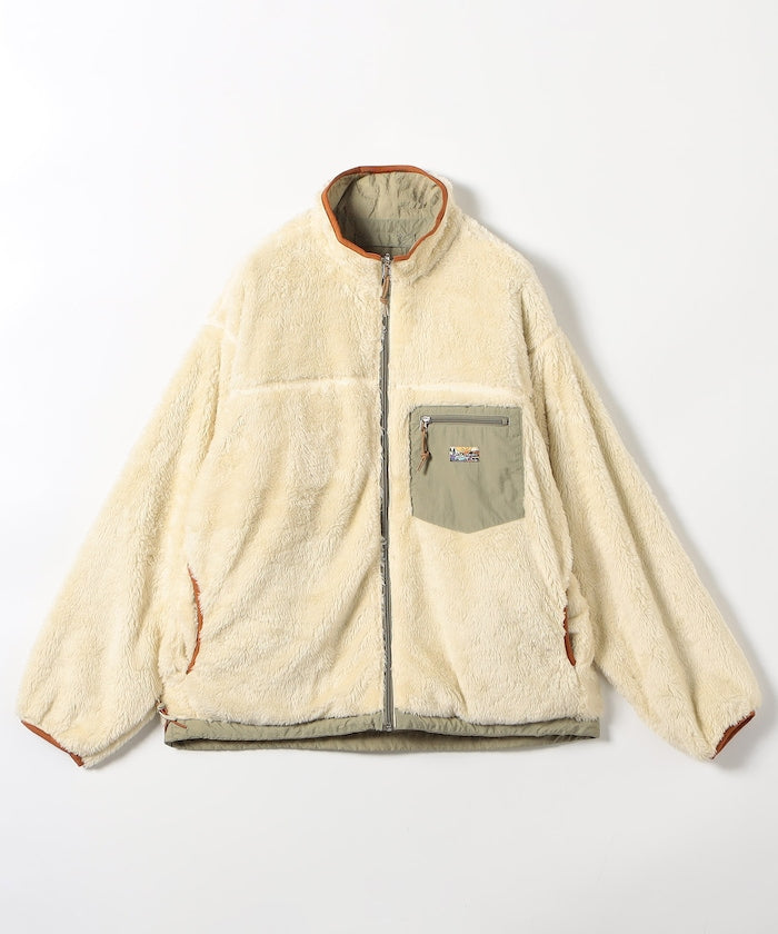 FREAK’S STORE / 寬鬆剪裁 雙面穿尼龍 × 羊羔絨外套