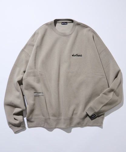 WILD THINGS×FREAK'S STORE / 小標 圓領衫