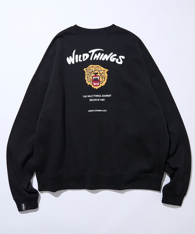 WILD THINGS×FREAK'S STORE / 虎紋刺繡 圓領衫