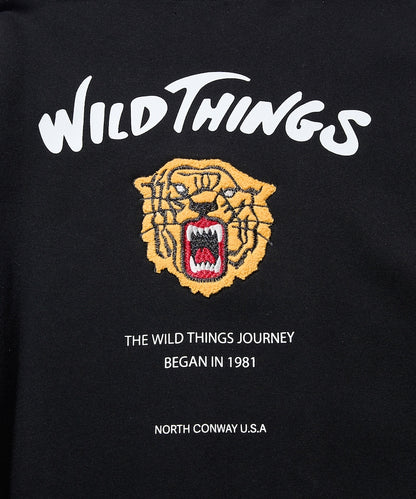 WILD THINGS×FREAK'S STORE / 虎紋刺繡 圓領衫