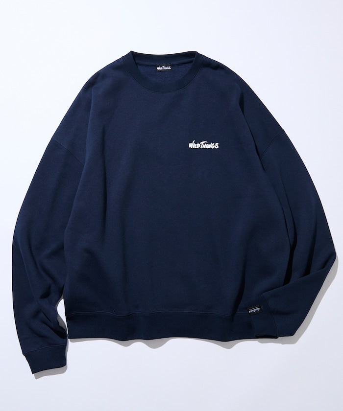 WILD THINGS×FREAK'S STORE / 虎紋刺繡 圓領衫