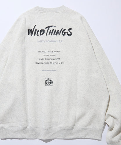 WILD THINGS×FREAK'S STORE / 標誌 圓領衫